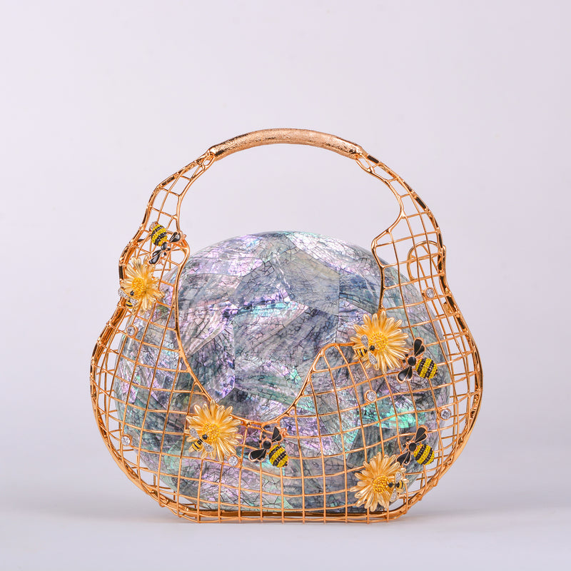 Basket Couture  - The Bees in Flowers
