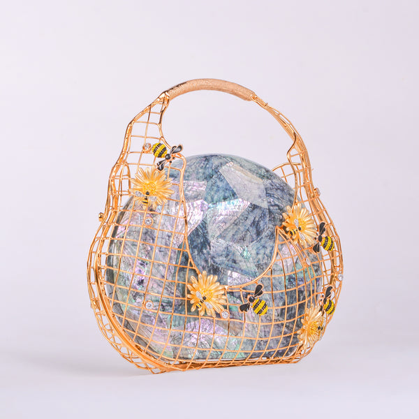 Basket Couture  - The Bees in Flowers
